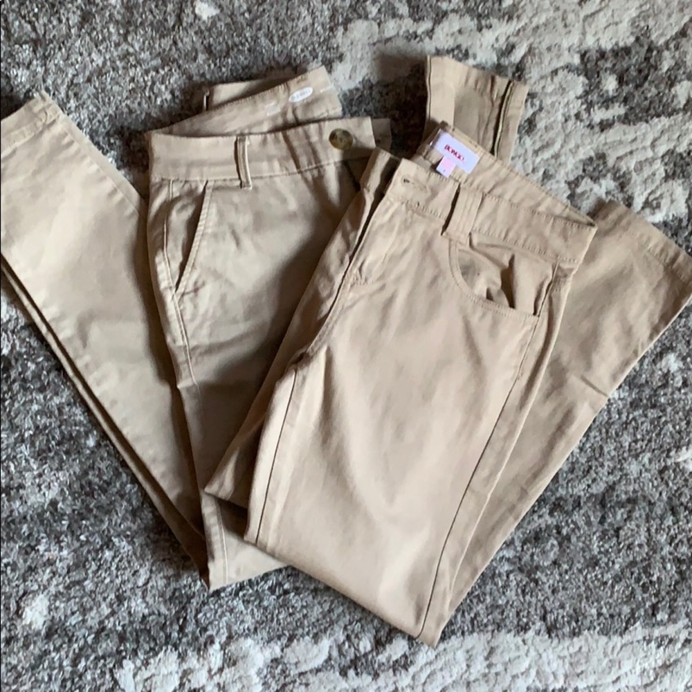 Bundle of Khaki pants for back to school!